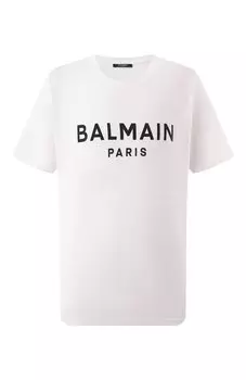 Хлопковая футболка Balmain