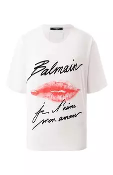 Хлопковая футболка Balmain
