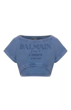 Хлопковая футболка Balmain