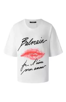 Хлопковая футболка Balmain