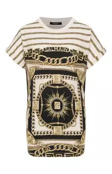 Хлопковая футболка Balmain