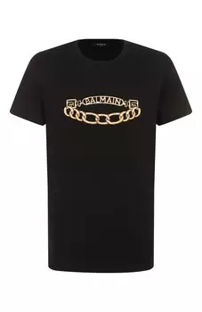 Хлопковая футболка Balmain