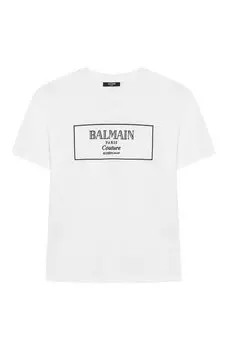 Хлопковая футболка Balmain