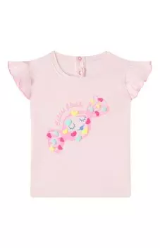 Хлопковая футболка Billieblush