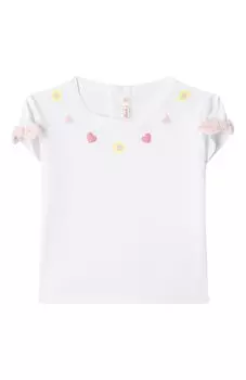 Хлопковая футболка Billieblush