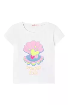 Хлопковая футболка Billieblush