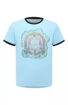 Хлопковая футболка Bluemarble