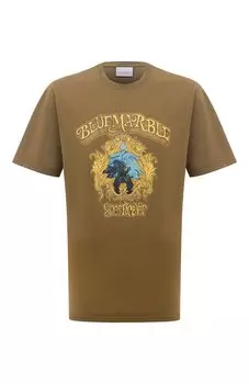 Хлопковая футболка Bluemarble