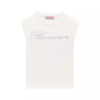 Хлопковая футболка Blumarine