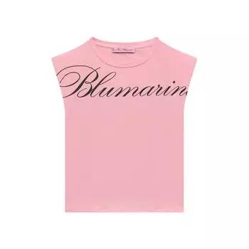 Хлопковая футболка Blumarine