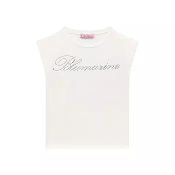 Хлопковая футболка Blumarine