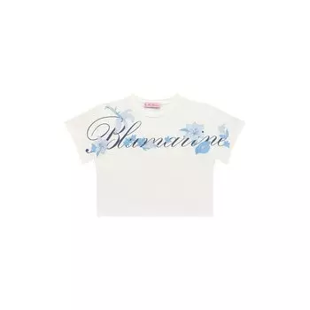 Хлопковая футболка Blumarine