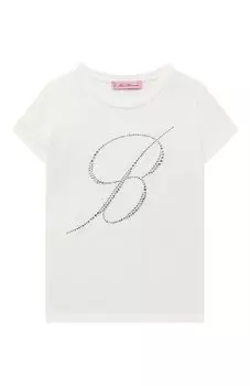 Хлопковая футболка Blumarine