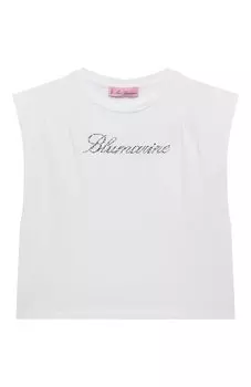 Хлопковая футболка Blumarine