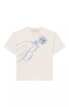 Хлопковая футболка Blumarine