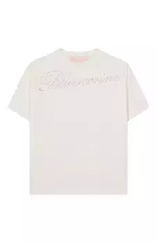 Хлопковая футболка Blumarine