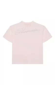 Хлопковая футболка Blumarine