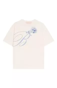 Хлопковая футболка Blumarine