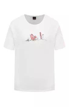 Хлопковая футболка Bogner Fire+Ice