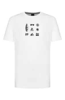 Хлопковая футболка Bogner Fire+Ice