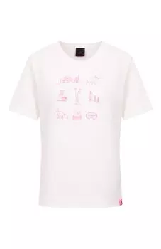 Хлопковая футболка Bogner Fire+Ice