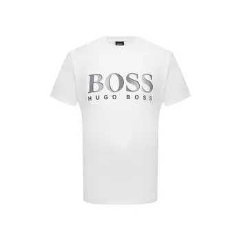 Хлопковая футболка BOSS