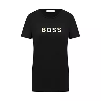 Хлопковая футболка BOSS