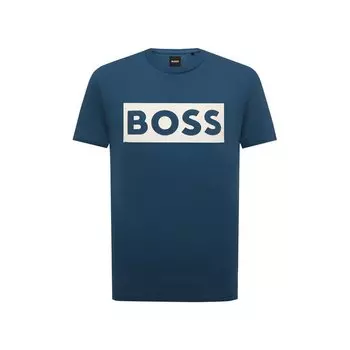 Хлопковая футболка BOSS