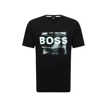 Хлопковая футболка BOSS