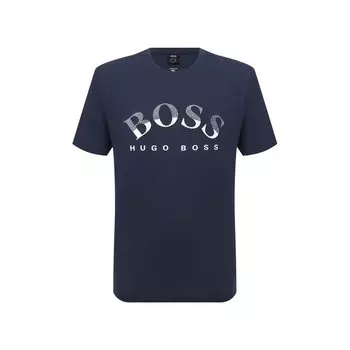 Хлопковая футболка BOSS