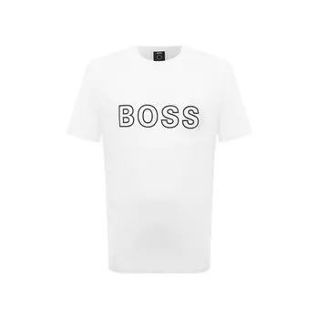 Хлопковая футболка BOSS