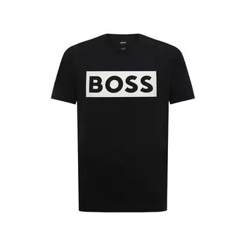 Хлопковая футболка BOSS