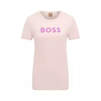Хлопковая футболка BOSS