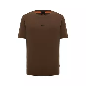 Хлопковая футболка BOSS