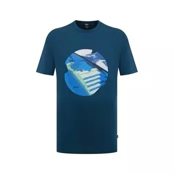 Хлопковая футболка BOSS