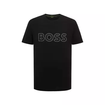 Хлопковая футболка BOSS