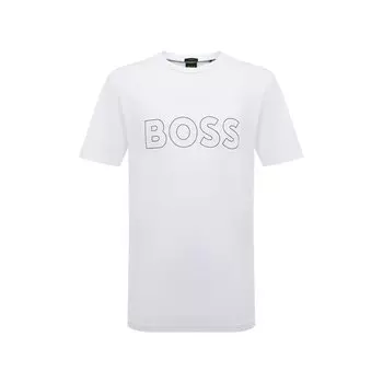 Хлопковая футболка BOSS