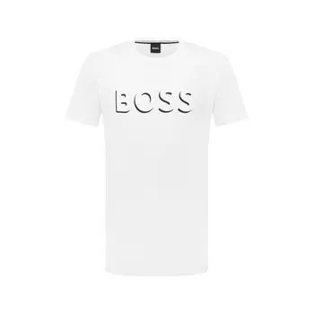 Хлопковая футболка BOSS