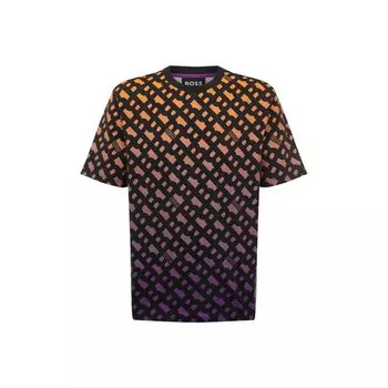 Хлопковая футболка BOSS