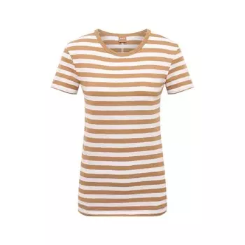 Хлопковая футболка BOSS