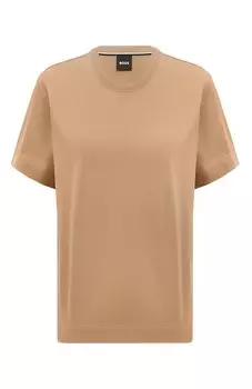 Хлопковая футболка BOSS