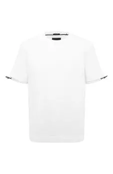 Хлопковая футболка BOSS