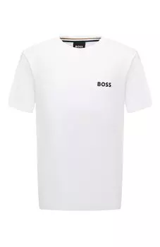 Хлопковая футболка BOSS