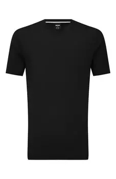 Хлопковая футболка BOSS