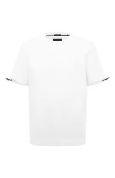 Хлопковая футболка BOSS