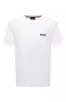 Хлопковая футболка BOSS
