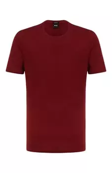 Хлопковая футболка BOSS