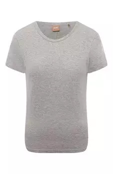 Хлопковая футболка BOSS