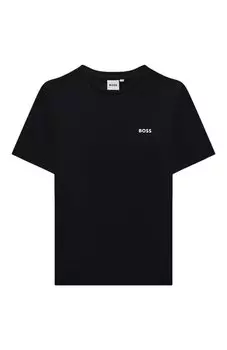 Хлопковая футболка BOSS