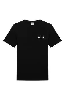 Хлопковая футболка BOSS